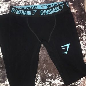 Gymshark- Element Compression Leggings Black/Cyan
